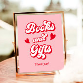 Valentines Baby Duschbücher und Geschenke Poster