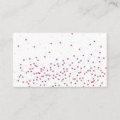 Valentine's Baby Shower - Bücher für Baby Begleitkarte (Rückseite)