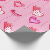 Valentines Ballons Packpapier (Ecke)