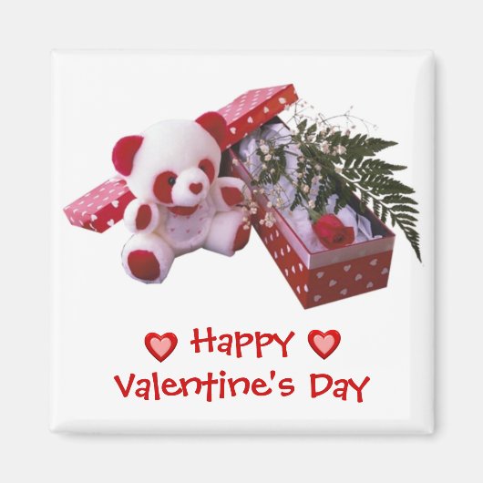 Valentine's Bärenmagnet Magnet (Vorne)