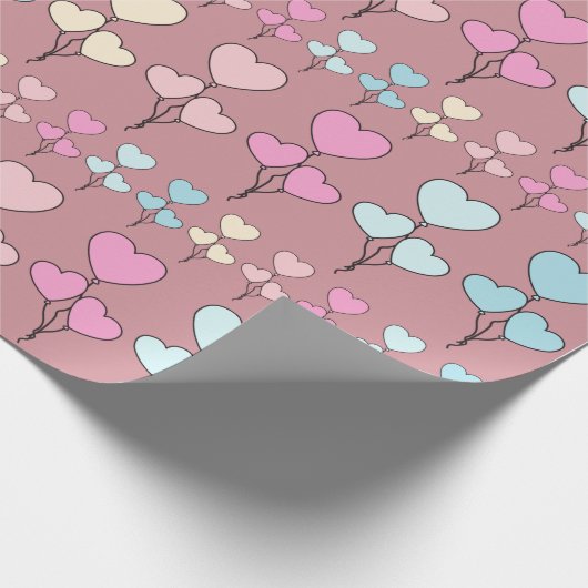 Valentines Beauty Geschenkpapier (Ecke)