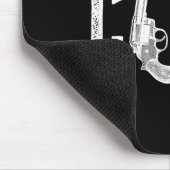 Valentines Bonnie Clyde Matching Couple Liebe Top Mousepad (Ecke)