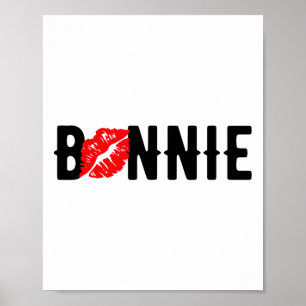Valentines Bonnie Clyde Matching Couple Liebe Top Poster