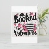 Valentine's Booking Day Einladung (Stehend Vorderseite)