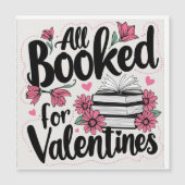 Valentine's Booking Day Magnetkarte (Vorderseite)