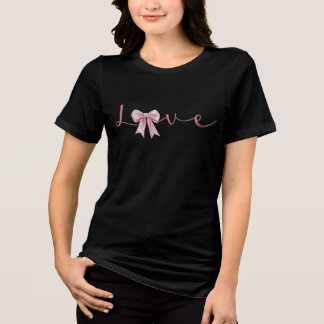 Valentine's Bow 2 Tri-Blend Shirt