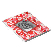 Valentines Boxer Hunde Herz Notizblock (angewinkelt)