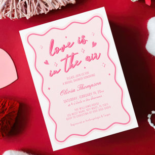 Valentines Brautparty Liebe ist in der Luft Einladung