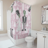 Valentines bricht frankenstein Monsterbeispiele Duschvorhang (Beispiel)