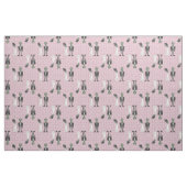 valentines bride frankenstein monster pink herzen stoff (Fat Quarter (45,7 x 55,9 cm))