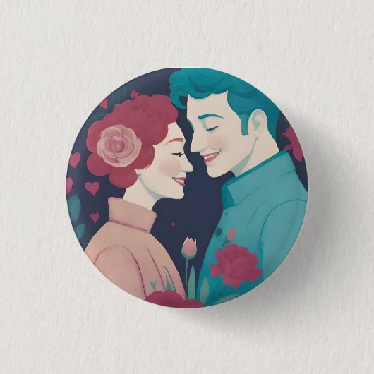 Valentine's button (Vorderseite)