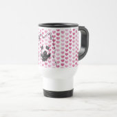 Valentines - Cairn-Terrier-Silhouette Reisebecher (VorderseiteRechts)