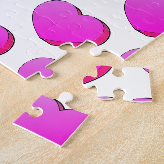 Valentines Candy Heart Zeichnend Puzzle (Seite)