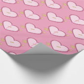Valentines Candy Hearts Geschenkpapier (Ecke)