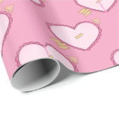 Valentines Candy Hearts Geschenkpapier (Rolleneckpunkt)