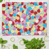 Valentines Candy Hearts-Kitchtuch Handtuch (Gefaltet)