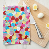 Valentines Candy Hearts-Kitchtuch Handtuch (Viertel Falte)