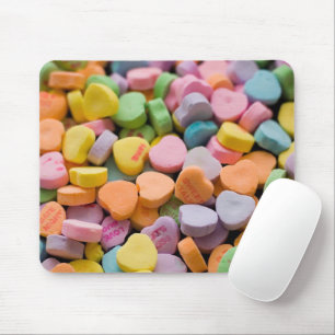 VALENTINE'S CANDY HEARTS MOUSEPAD