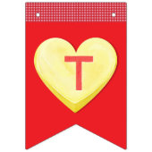Valentines Candy Te Amo Mi Amore Banner (Zweite Fahne)