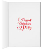 Valentine's Card Bear Be My Valentine (Innen (Rechts))