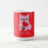 Valentines Card, Dog Kaffeetasse (Mittel)