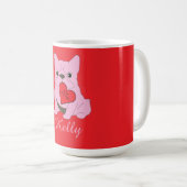Valentines Card, Dog Kaffeetasse (VorderseiteRechts)
