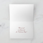 Valentine's Card Feiertagskarte (Innenseite)