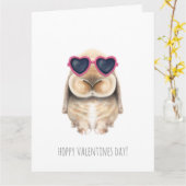 Valentines Card - Niedliche Liebe Karte (Gelbe Blume)