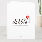 Valentines Card - Niedliche Liebe Karte (Rückseite)