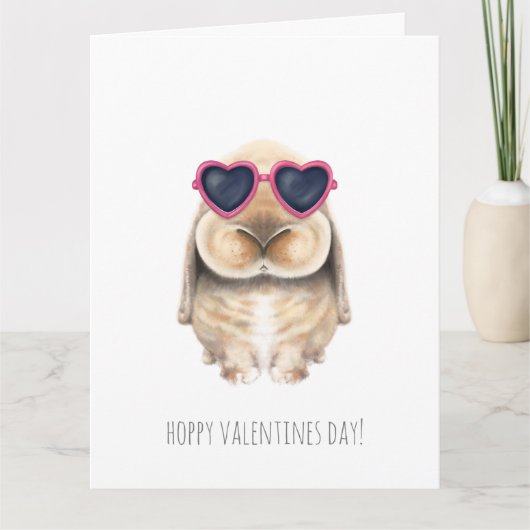 Valentines Card - Niedliche Liebe Karte (Vorderseite)