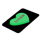 Valentines Cards und GIfts sind für Verlierer Magnet (Linke Seite)