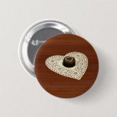 Valentines Chocolate Button (Vorne & Hinten)