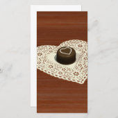 Valentines Chocolate Feiertagskarte (Vorne/Hinten)