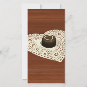 Valentines Chocolate Feiertagskarte