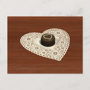 Valentines Chocolate Feiertagspostkarte
