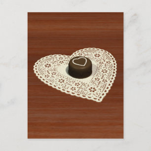 Valentines Chocolate Feiertagspostkarte