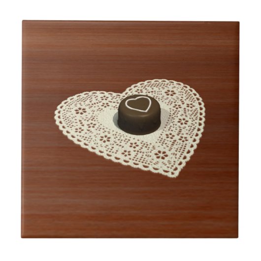 Valentines Chocolate Fliese (Vorderseite)