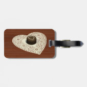 Valentines Chocolate Gepäckanhänger (Rückseite horizontal)