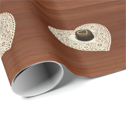 Valentines Chocolate Geschenkpapier (Rolleneckpunkt)