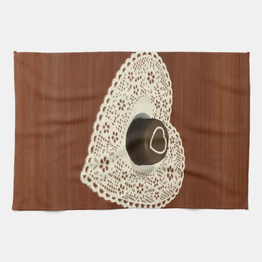 Valentines Chocolate Geschirrtuch (Horizontal)