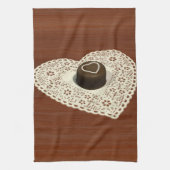 Valentines Chocolate Geschirrtuch (Vertikal)