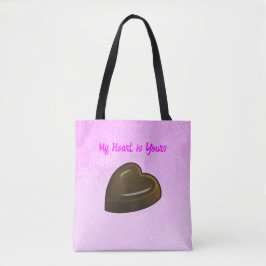 Valentines Chocolate Heart Tasche