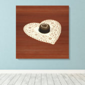 Valentines Chocolate Leinwanddruck (Insitu (Holzboden))