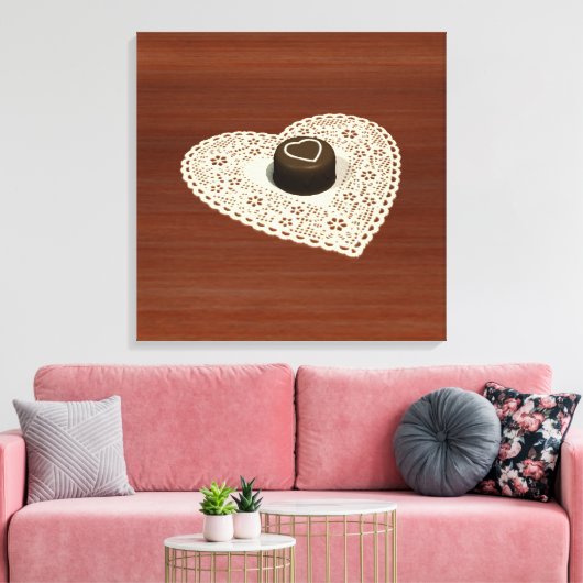 Valentines Chocolate Leinwanddruck (Insitu (Wohnzimmer))