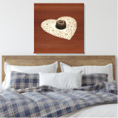 Valentines Chocolate Leinwanddruck (Insitu (Schlafzimmer))