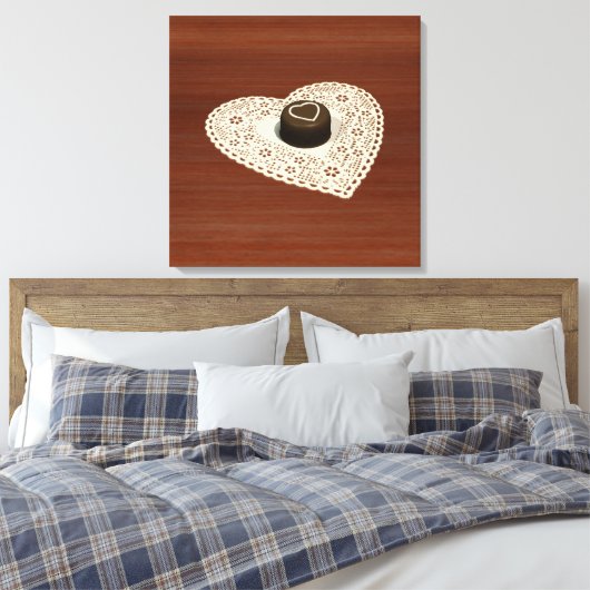 Valentines Chocolate Leinwanddruck (Insitu (Schlafzimmer))