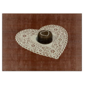 Valentines Chocolate Schneidebrett (Vorderseite)