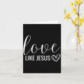 Valentines Christian Love Like Jesus  Karte (Gelbe Blume)