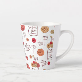 Valentine's Coffee Mug: Hearts and Love in Every S Milchtasse