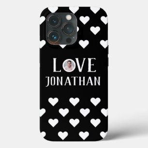 Valentines Couple Heart Custom Personalisiert Foto Case-Mate iPhone Hülle